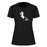 Einhornregenbogen T-Shirt Damen | Unicorn0277