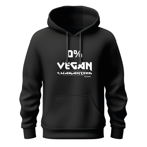 "0% Vegan" Hoodie Black | Rockstadl