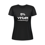 "0% Vegan" T-Shirt Damen | Rockstadl