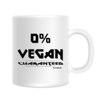 "0% Vegan" Tasse | Rockstadl