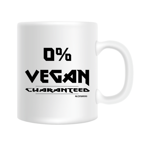 "0% Vegan" Tasse | Rockstadl