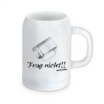 "Frag nicht" Bierkrug | Rockstadl