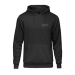 Label Hoodie Schwarz | Geschriebene Geschichte