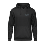 Label Hoodie Schwarz | Geschriebene Geschichte