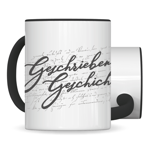Original Tasse Schwarz | Geschriebene Geschichte