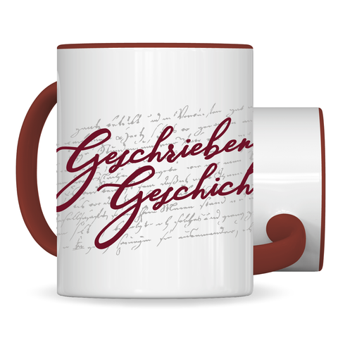 Original Tasse Weinrot | Geschriebene Geschichte