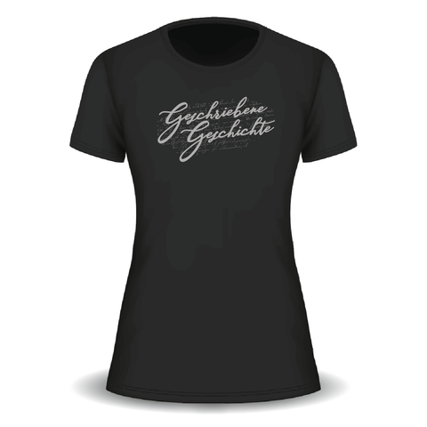 Original T-Shirt Damen Schwarz | Geschriebene Geschichte