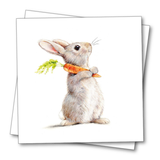 Hase mit Karotte Papierservietten