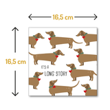 Long Story Dackel Papierservietten