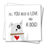 Love and Dog Papierservietten