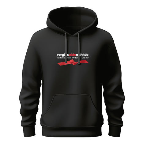Logo Hoodie Schwarz | vergissaidsnicht.de