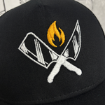 Deluxe Flexfit Curved Cap Black | MM Rögele