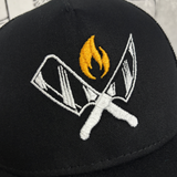 Deluxe Flexfit Curved Cap Black | MM Rögele