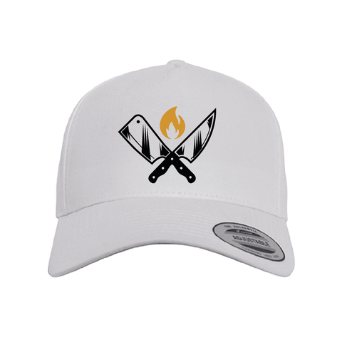 Deluxe Flexfit Curved Cap White | MM Rögele