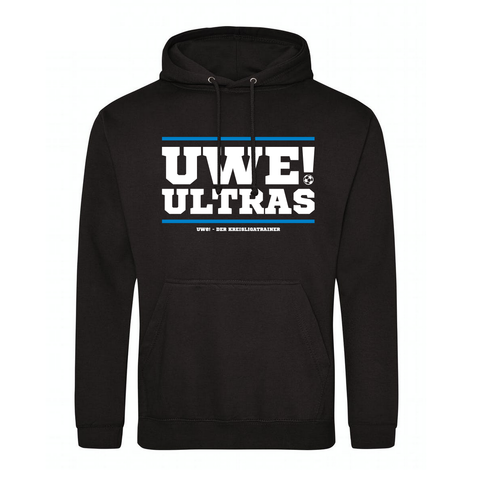 UWE! Ultras Hoodie (schwarz/grau-meliert)