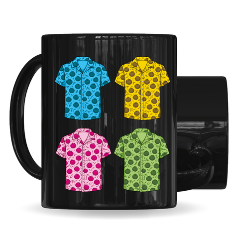 Popart Tasse Schwarz | Wallace