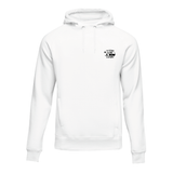 Label Hoodie Weiß | Die Schlager Camper