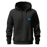 Label Hoodie Schwarz | Die Schlager Camper