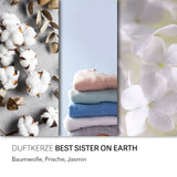 Peanuts Best Sister on Earth | Duftkerze