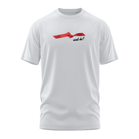 "Und du?" T-Shirt Weiß | vergissaidsnicht.de