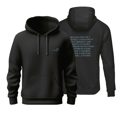 Community Hoodie Schwarz  | Fussel1985