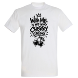 Cherry eating T-Shirt weiß | Sprüche Style
