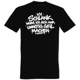 Schlank nur Geil T-Shirt schwarz | Sprüche Style