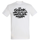 Schlank nur Geil T-Shirt weiß | Sprüche Style