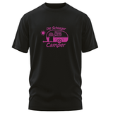 Logo T-Shirt Schwarz | Die Schlager Camper