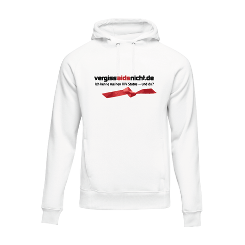 Logo Hoodie Weiß | vergissaidsnicht.de