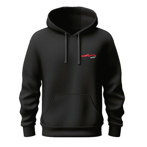 "Und du?" Small Hoodie Schwarz | vergissaidsnicht.de