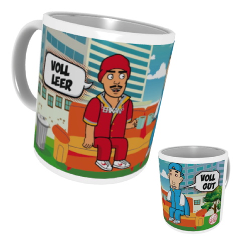 Erkan & Stefan "Voll leer" COMIC Tasse